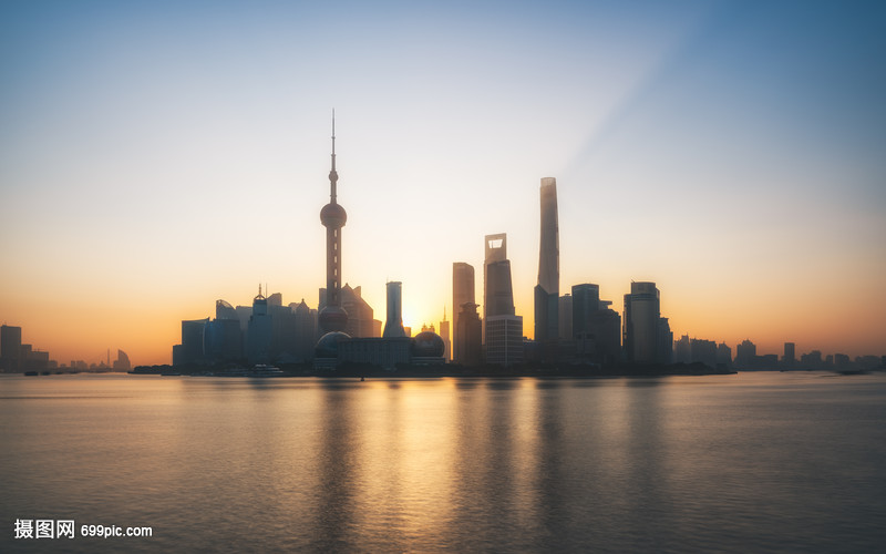 上海外灘日出